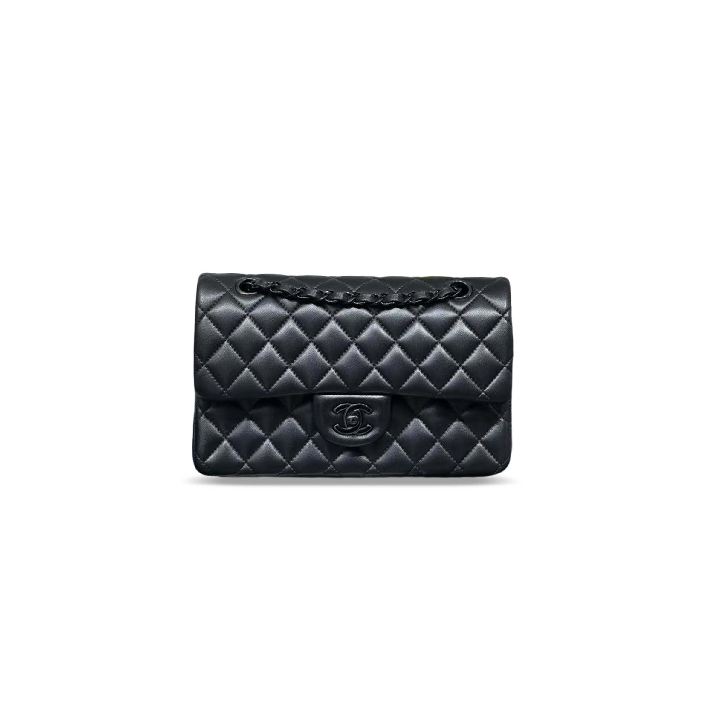 Ch**el master so black classic flap bag (23*14*6cm)